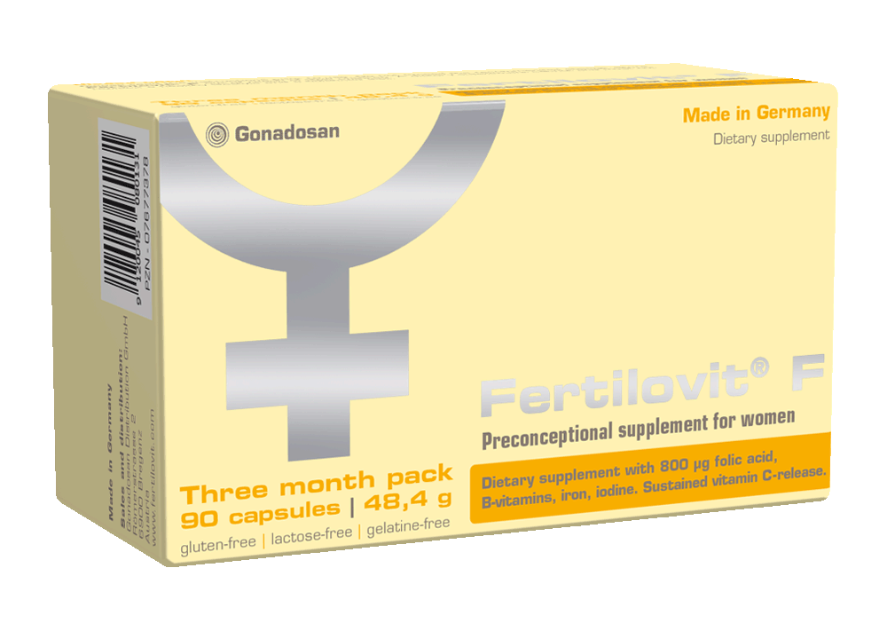 Fertilovit F – Comprehensive Fertility Support for Women (90 Capsules,3 Month Pack)